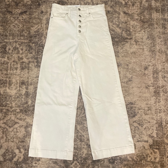 Sam Edelman Denim - Sam Edelman Codie High Rise Wide Leg Ankle Jean Size 26 / 2